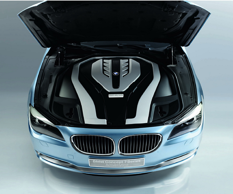 Illustration for article titled BMW Concept 7 Series ActiveHybrid Adds Power, Efficiency